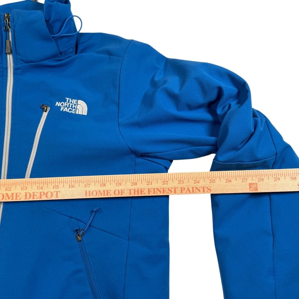 The North Face Mens Blue Apex Elevation Insulated Softshell Jacket Hooded Medium